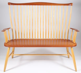 Stephen Swift Cherry and Ash Bench