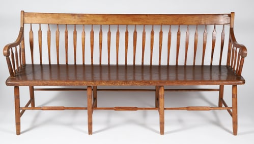 American Arrowback Settee, early 19th Century
