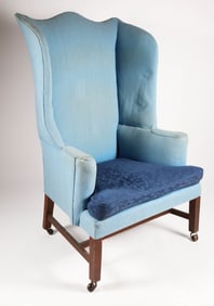 Nantucket Hepplewhite Wing Chair, 18th c. / 19th c.