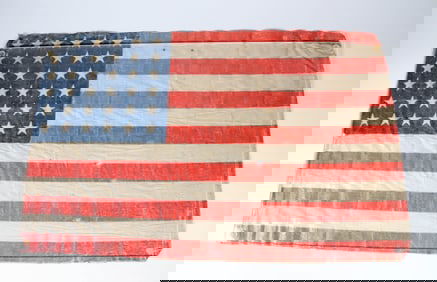 Printed Civil War Era Cotton 36 Star American Flag