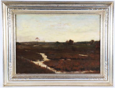 William Ferdinand Macy Oil on Canvas "Nantucket Creeks"