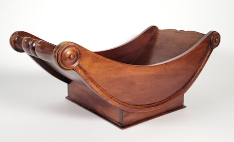 Antique 19th Century English Regency Mahogany Cheese Caddy