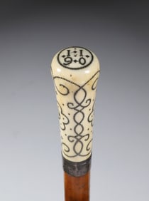 French Pique Walking Stick, circa 1690