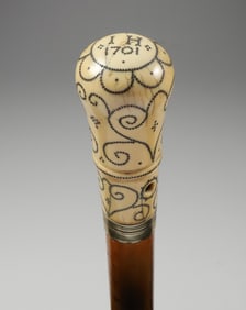 French Pique Walking Stick, circa 1701