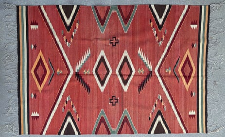 Vintage Navajo Style Carpet Weaving