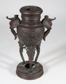 Asian Bronze Incense Burner, late 19th Century
