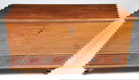 Pennsylvania Three Drawer Blanket Chest, 19th Century