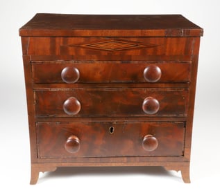 American Salesman's Sample Chest of Drawers, 19th Century
