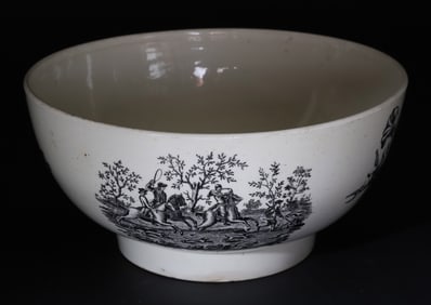 Liverpool Transfer-Printed Creamware Bowl, circa 1800