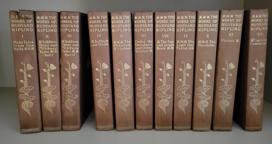 The Writings in Pros and Verse of Rudyard Kipling in 11 Volumes