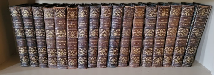 Richard F. Burton "The Arabian Nights" Edition de Grand Luxe, in 17 Volumes