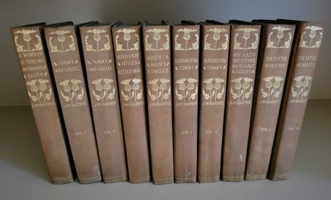 A Collection of The Novels Tales and Sketches of J.M. Barrie in 10 Volumes