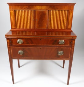 Boston Federal Tambour Desk, circa 1800