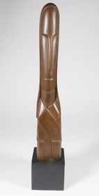 Nikita Karpenko Carved Wood Sculpture "Madonna"