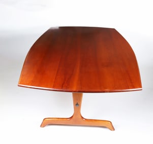 Stephen Swift Cherry Trestle Dining Table, circa 2001