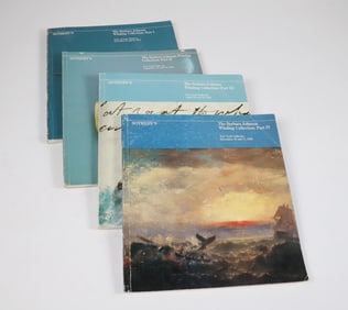 Four Sotheby's Auction Catalogs: Barbara Johnson Whaling Collection Part I, II, III, IV