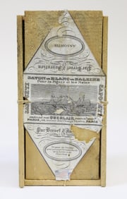 Antique Box of French Whale Oil Soap By Guerlain, 19th Century