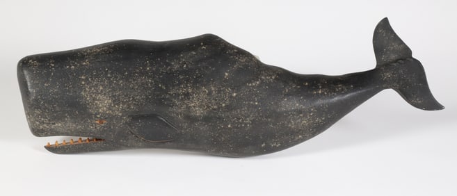 Clark Voorhees Carved Wood Sperm Whale