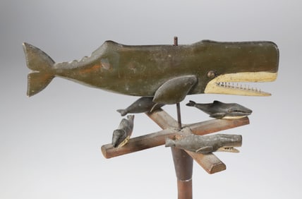 Rare and Scarce Captain George Grant Nantucket Miniature Folk Art Whirligig Study