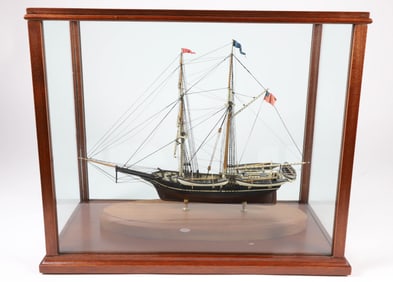 Small Cased Model of the American Vessel "Kate Cory"
