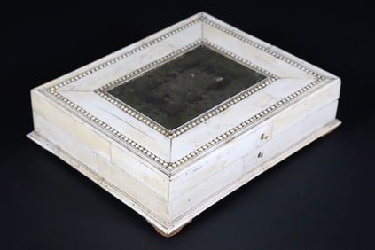 French Bone Game Box, 19th Century