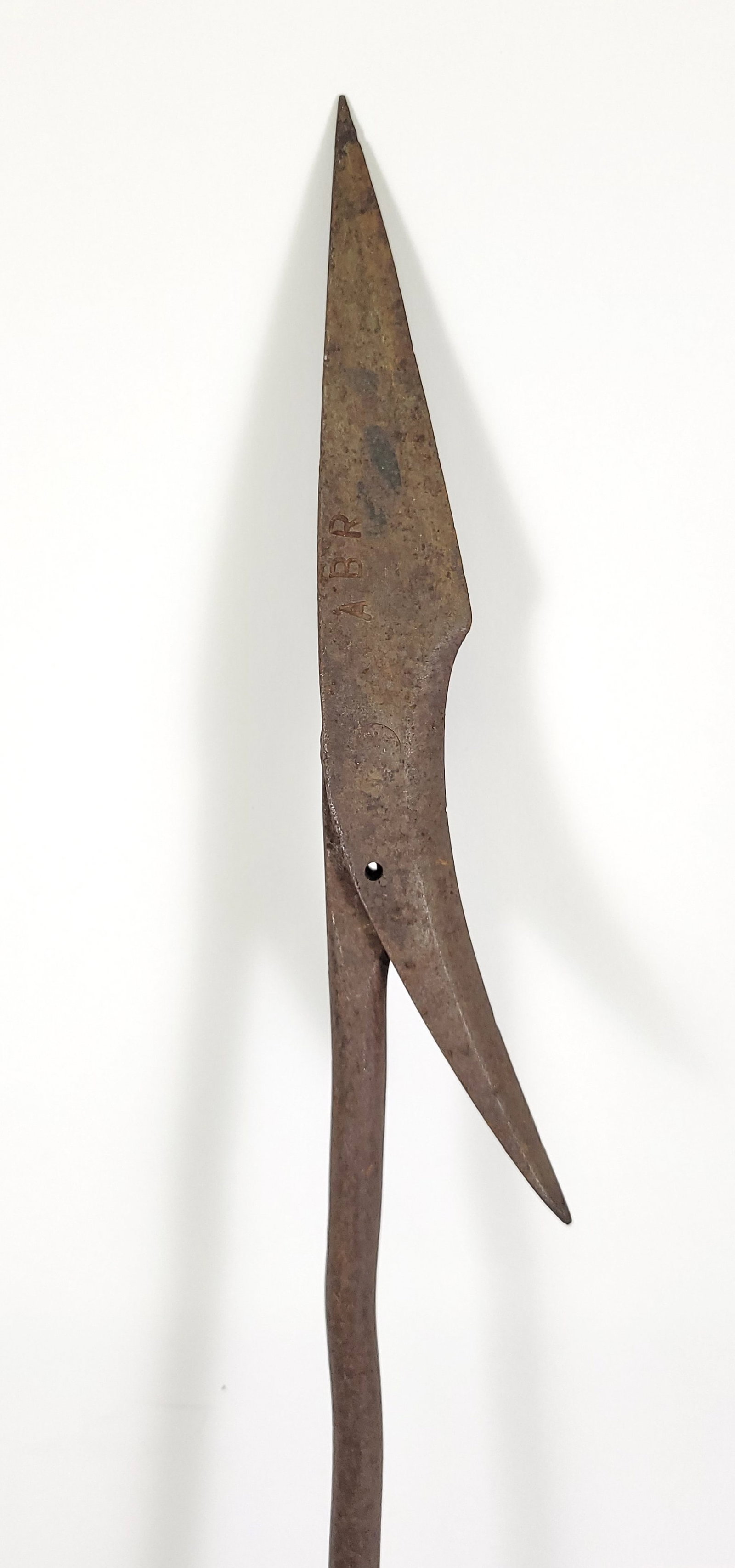 Signed 19th C. New England Toggle Head Whaling Harpoon (1 of 5)