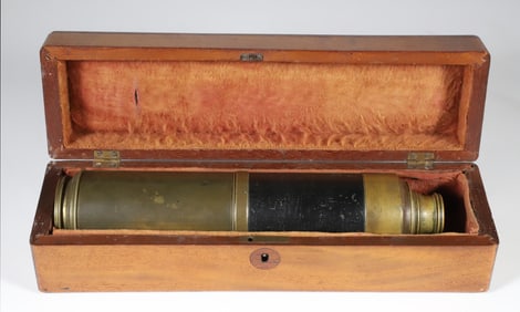 Cutts-London Three-Draw Spyglass, 19th Century