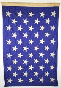 Vintage 50 Star U.S. Navy Union Jack Ship Flag