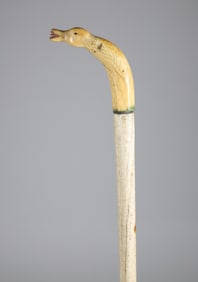 Sailor Made Serpent Head Cane, circa 1860