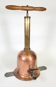 Antique Copper and Brass Ocean Diver Air Pump