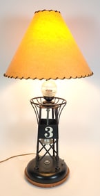 Vintage #3 Nautical Harbor Bell Buoy Lamp