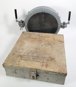 World War Two U.S. Navy Signal Light Shutter Lens