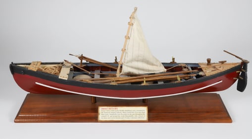 Contemporary Model of a Whaleboat, Fully Outfitted