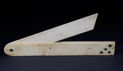 American Whaleman Made Whalebone Square, circa 1850