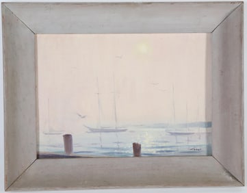 Gerald Taber Oil on Artist Board "Nantucket Morning"