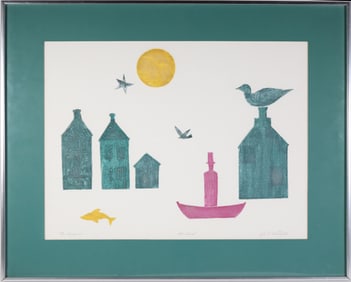 John Lochtefeld Artist's Proof Callograph "Doryman" Print