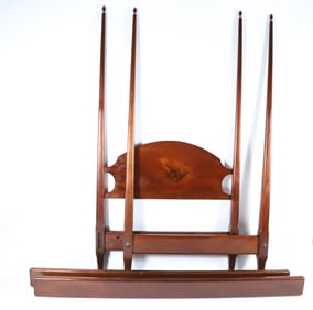 Stephen Swift Mahogany Four-Poster Twin Bed