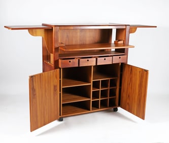 Kubisak Modern Design Danish Teak Dry Bar