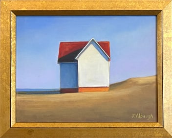 Joan Albaugh Oil on Canvas "At the Water's Edge"