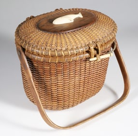 Sherwin Boyer Nantucket Friendship Basket, circa 1960s