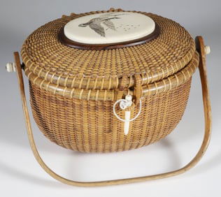 Chin Manasmontri Nantucket Friendship Basket, circa 1983