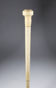 Whaler Made Octagonal Grip Walking Stick, 19th Century