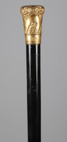 Gold Grip Walking Stick, circa 1871