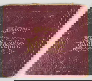 Rare Late 19th C. Nantucket Souvenir Fold Out Illustrated Booklet
