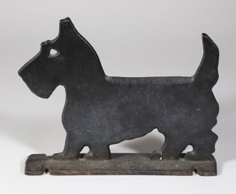 Cast Iron Scottie Dog Boot Scrape
