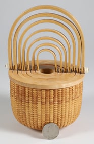 Jean M. Valerio Nest of Seven Nantucket Baskets, circa 2013