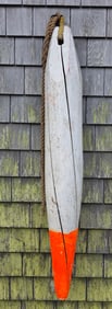 Vintage Carved and Painted Oversized Fishing Lure Hanging Trade Sign Buoy