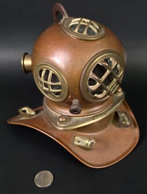 Vintage Submariners Miniature Dive Helmet Rolex Store Display, circa 1970s