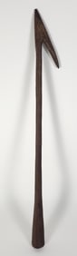 19th C. Wrought Iron Single Flue Whaling Harpoon Gaff