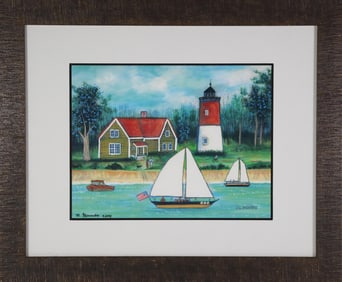 Jan Munro Artist's Giclee Coastal Landscape